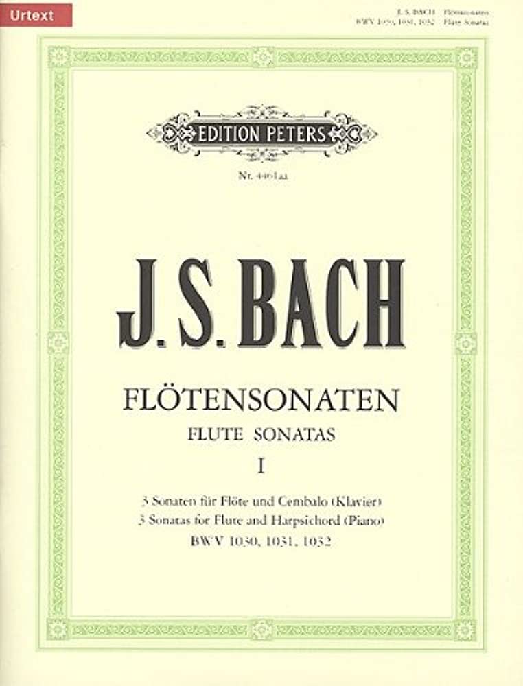 Flute Sonatas Vol.1, BWV 1030-1032 - Johann Sebastian Bach Spartiti Per ...